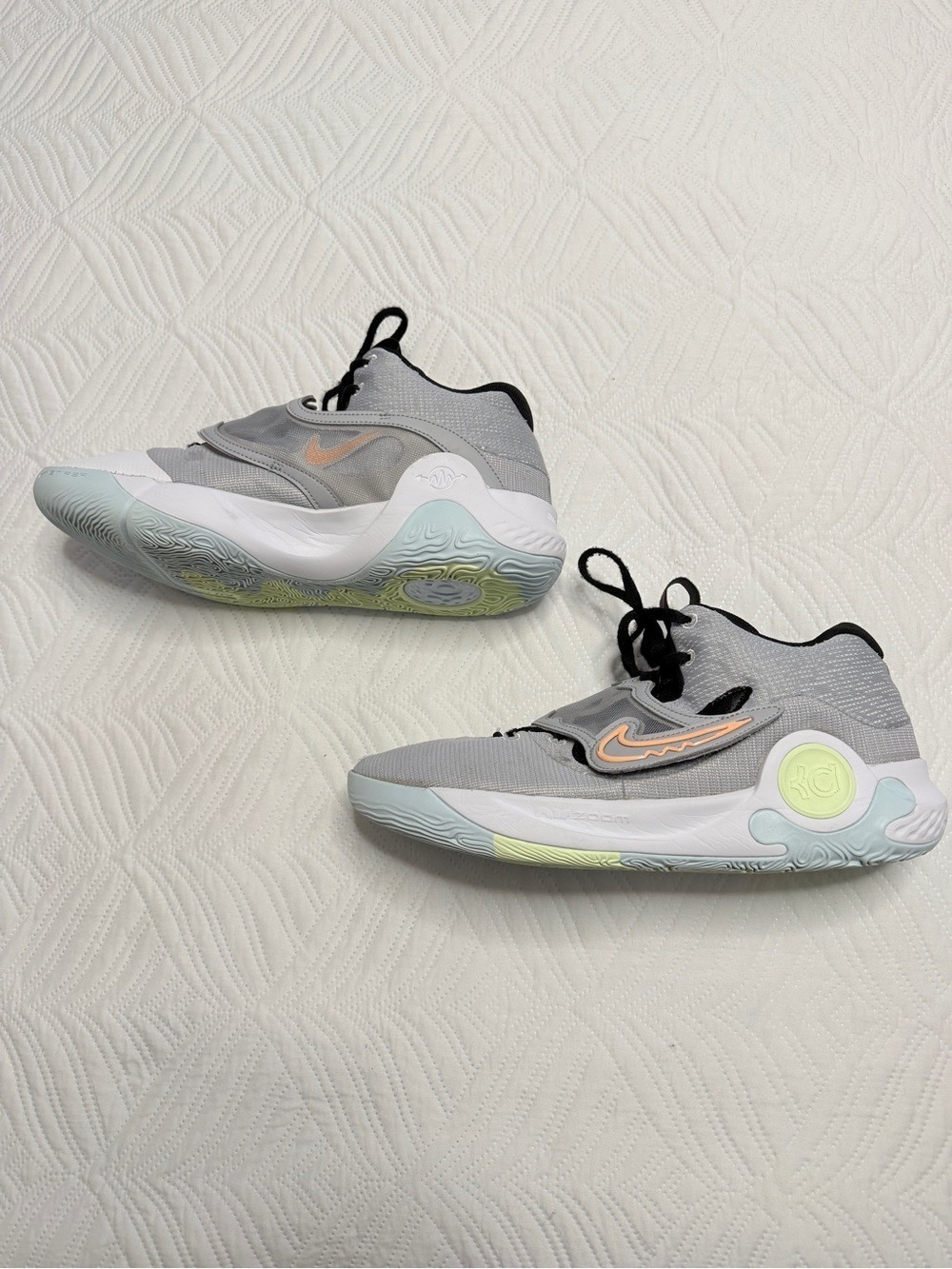 Nike KD Trey 5x Men’s Grey High Top Basketball Athletic Shoes. Size 14 - Picture 3 of 7